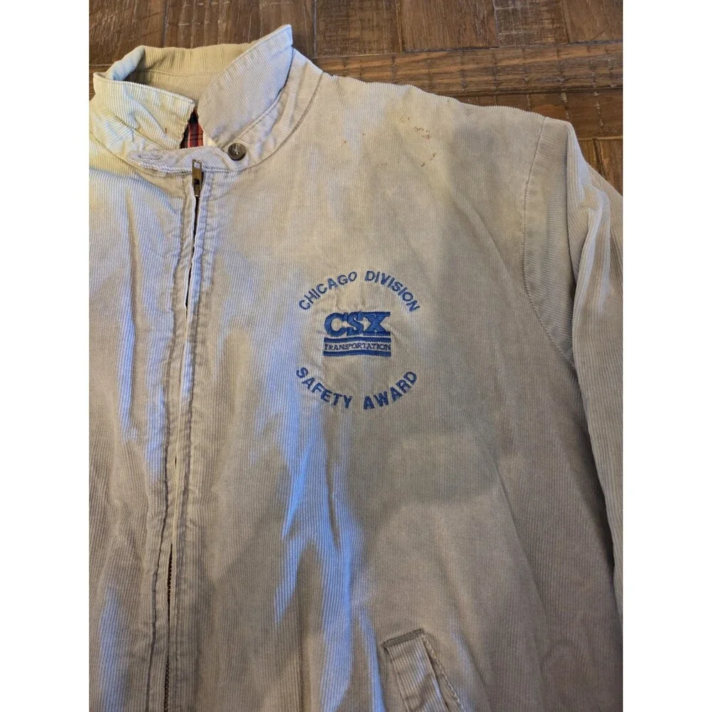 Chalk Like Winning With Style Made In The USA Jacket Corduroy Chicago Divisio... - Picture 2 of 14